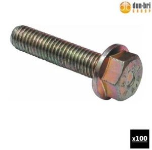 PERNO BRIDA HEXAGONAL DBG M6x25mm - Acero HT Zinc Chapado (Grado 8.8) - Paquete de 100 - Imagen 1 de 1