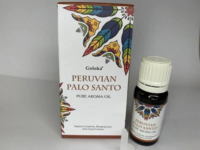 Huile parfumée Peruvian Palo Santo 10 ml marque Goloka