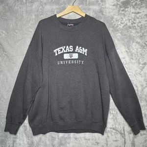 Vintage Texas A&M Aggies Sweatshirt Herren XXL grau NCAA Football Jansport Freizeit - Bild 1 von 10
