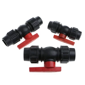 20mm/25mm/30mm Water Pipe Quick for Valve Connector PE Tube Ball Valves Accessor - Picture 1 of 11
