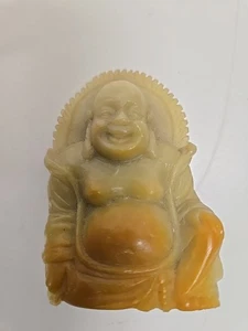 Small Carved Jade ? Buddha Statue 1.75" - Picture 1 of 5