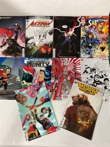DC BATMAN/SUPERMAN, ACTION COMICS, TRINITY & MORE LOT 10 NM/MT VARIANT COMICS - Picture 1 of 2