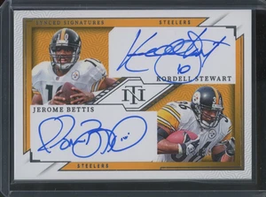 2023 Panini National Treasures Stewart Bettis #SS-SB Dual Patch Auto /99 - Picture 1 of 2
