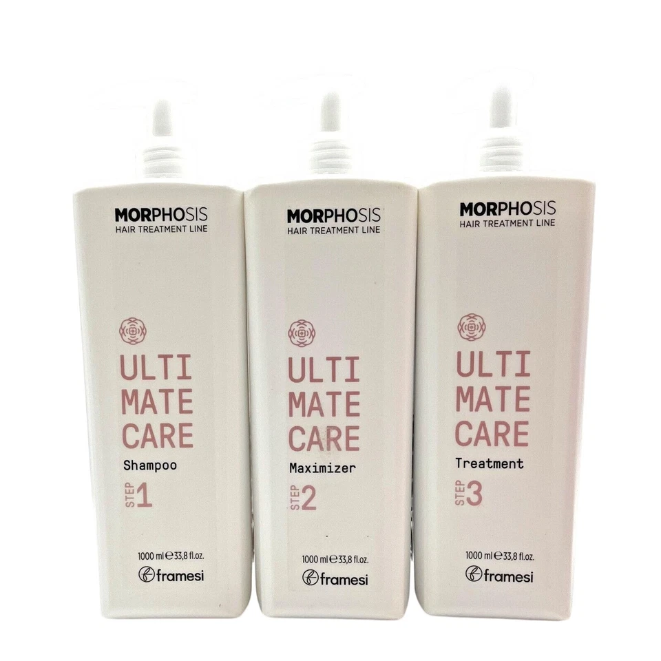Framesi Morphosis Ultimate Care Shampoo/Maximizer/Treatment 33.8 oz/Frizzy Hair - Image 1 of 1