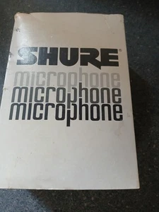 Vintage Shure 404B Ham Or CB Radio Microphone Original Box - Zdjęcie 1 z 9