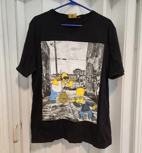 Camiseta Los Simpson Para Hombre Negra Talla XXLarge Homer Bart Mo Homey  - Imagen 1 de 10
