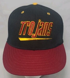 Cappello Berretto Trojans Pro Line Vintage So California USC Nero Snapback anni 90 NCAA USA Usato - Foto 1 di 9