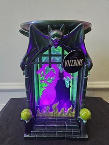 Disney Villian Maleficent Dragon Light Up Shadowbox Candle Holder - Picture 1 of 10