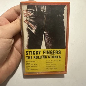 #7V-Rolling Stones Sticky Fingers Cassette Tape - Picture 1 of 3