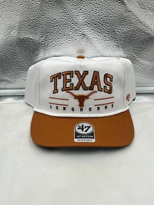 Cappello snapback regolabile Texas Longhorns NCAA '47 marca bianco TT gancio corda - Foto 1 di 5