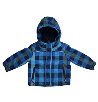 Chaqueta aislante Cherokee azul y verde para niños pequeños talla 18M Foto 1 de 4