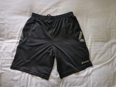 Stanno Football Shorts Black Size 164 Excellent Condition - Image 1 of 3