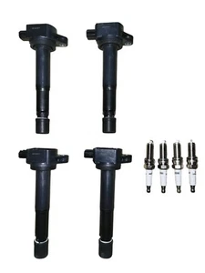 Autodevil UF629 Ignition Coil Pack Iridium Spark Plugs Set of 4 - Foto 1 di 8
