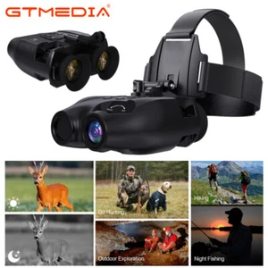 Night Vision Goggles Binoculars Digital IR Head Mounted Hunting Rechargeable - Picture 1 of 68