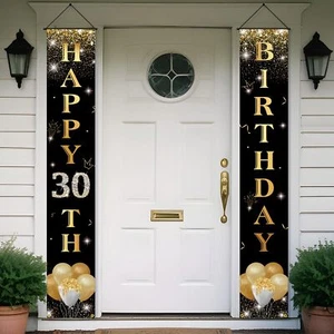PHXEY 30th Birthday Decoration for Men Women Happy 30th Birthday Porch Sign D... - Picture 1 of 6