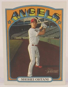 2021 Topps Heritage Baseball Shohei Ohtani #245 Los Angeles Angels - Picture 1 of 2