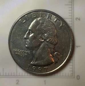 1997 P Washington Quarter Multiple Die Cracks Error Coin #1 - Picture 1 of 10