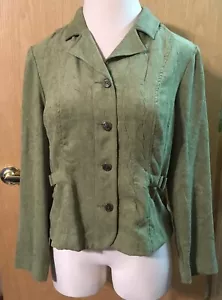 Neu mit Etikett Anforderungen Größe XL grün Kragen Knopfleiste weich 100 % Polyester Blazer - Bild 1 von 8