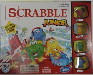 Scrabble Junior Crossword Game   Hasbro Gaming    Free Shipping