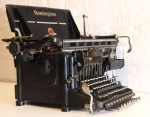 Large Antique Remington Typewriter - Working Antique Condition! - Picture 1 of 12