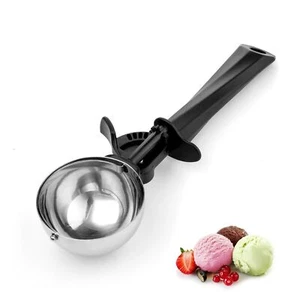 Ice Cream Scoop with Trigger 6 tbsp Large Cookie Scoop for kitchen 7cm Melon ... - Picture 1 of 7