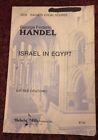 Israel In Egypt George Frideric Handel Sacred Oratorio