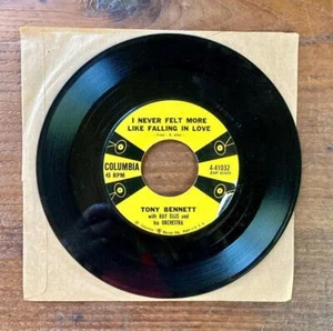 Tony Bennett Never Felt More Like Falling In Love Columbia 4041032 45 RPM NM - Picture 1 of 2
