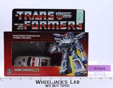 Prowl NICE FIGURE & BOX 100  Complete 1984 Vintage Hasbro G1 Transformers