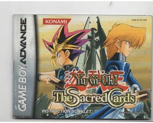 Yugioh The Sacred Cards GBA MANUAL ONLY Authentic NO TRACKING - Picture 1 of 1