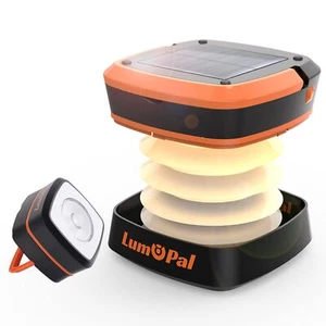 Solar Lantern Camping Collapsible Solar Camping Light Rechargableled Portable Us - Picture 1 of 9