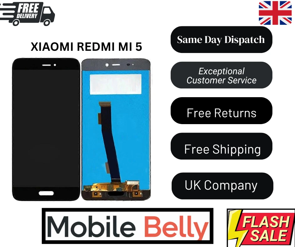 ?? TFT ЖК-дисплей с сенсорным дигитайзером полная сборка для Xiaomi Mi 5 — Великобритания - Изображение 1 из 1