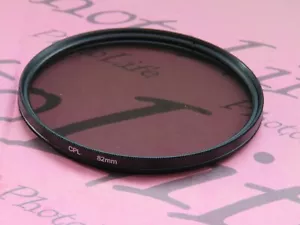 Filtro obiettivo polarizzatore circolare CPL 82 mm per obiettivo fotocamera DSLR Canon Sony Nikon - Foto 1 di 2