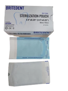 Self Seal Sterilization Pouches - Autoclave Sterilizer Bags 3.5 x 6.5 Tattoo - Bild 1 von 7