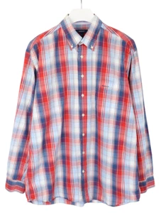 GANT Portofino Poplin Regular Fit Shirt Men's XL Button Down Neck Plaid - Picture 1 of 8