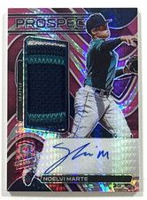 2022 PANINI SPECTRA AUTO NOELVI MARTE SIGNED ROOKIE CARD RC JERSEY RARE /25