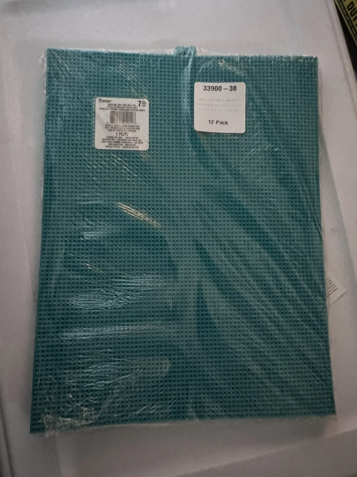 Darice (Size 7) 10.5" by 13.5" Plastic Canvas Sheet Volume Discount ABCraft 12pk - Image 1 of 1