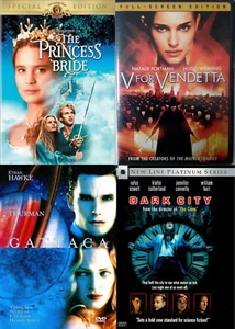 The Princess Bride / V for Vendetta / Gattaca / Dark City (4 DVDs) - Picture 1 of 1