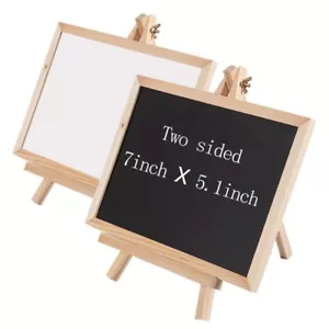 13 18cm Wood Blackboard Small Milk Tea Coffee Shop Message Board Decor Ornaments - Picture 1 of 13