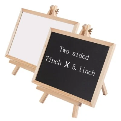 13 18cm Wood Blackboard Small Milk Tea Coffee Shop Message Board Decor Ornaments - Image 1 of 4
