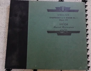 EUGENE ORMANDY Sibelius: Symphony No. 1 In E Minor 5x12" 78 Set Victor M-290 - Picture 1 of 2