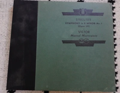 EUGENE ORMANDY Sibelius: Symphony No. 1 In E Minor 5x12" 78 Set Victor M-290 - Image 1 of 2