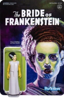 Figura de acción Bride of Frankenstein Universal Studios Monsters Super 7 Reaction Foto 1 de 2