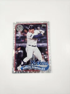 2024 Topps Series 2 Jasson Dominguez Rookie 1989 Silver Foilboard Rc Yankees - Picture 1 of 2