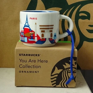 Starbucks City Mug Tasse Becher YAH Ornament Paris Frankreich 2oz NEU - Picture 1 of 1
