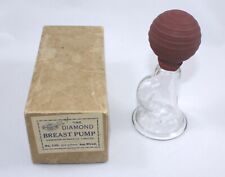 Vintage The Diamond Breast Pump w Box - Dominion Rubber Company No. 236 - Canada
