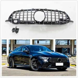 Front Black Mesh Grill Grille for Mercedes Benz GT 53 63 4 DOOR Coupe 2018+ - Bild 1 von 3