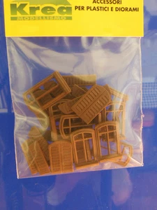Finestre + persiane per modellismo - HO -1:87 stile Italiano pz. 36 - Krea - Photo 1/1