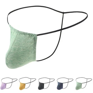 M XL Herren Sexy Low Rise Slip mit Bulge Pouch und G String Tanga Unterwäsche - Bild 1 von 8