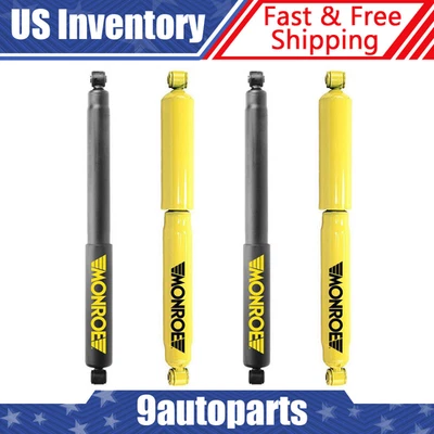 Monroe 4 Front Rear Shocks fits 1985 1986 1987 1988 1989 1990 - 1997 Ford F-350 - Image 1 of 4