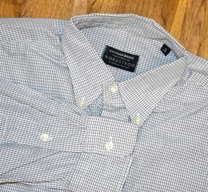 Gitman Bros For Nordstrom Men's 16 Check Long Sleeve Button Down Cotton - Picture 1 of 5